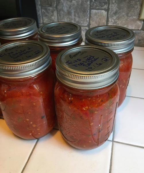 Fire-roasted salsa