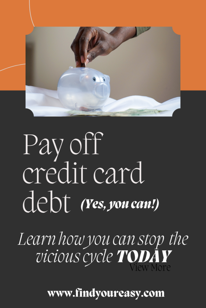 Payoff credit card debt-end credit card stress-manage debt