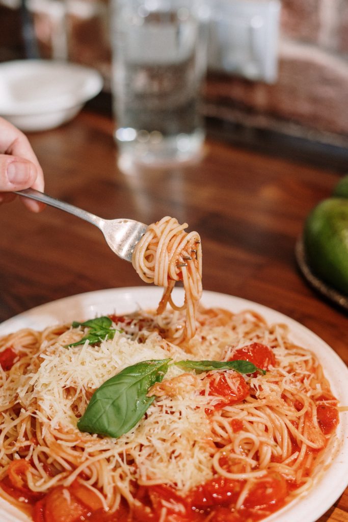 Eating on a budget-pasta is good for stretching your food budget