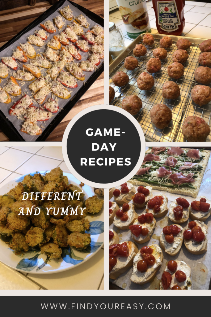 Game day recipes for Super Bowl, tailgating, or any game