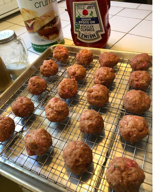 Turkey meatballs for Super Bowl game day food