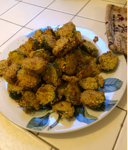 air-fried pickles for Super Bowl game-day