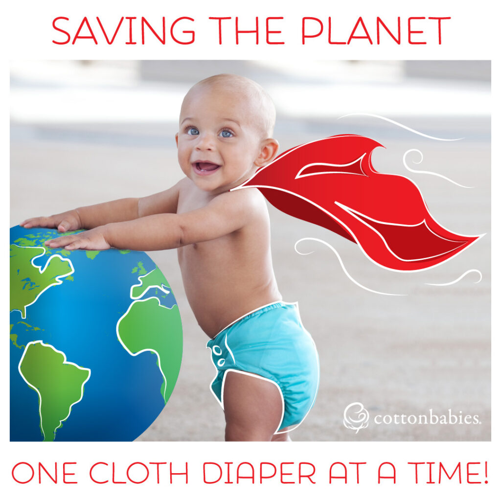 Easy ways to reduce plastic waste - use cloth diapers