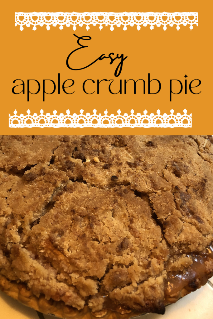 easy apple crumb pie recipe