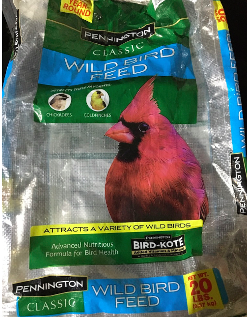 Upcycle feed bags-recycle wild bird food bag