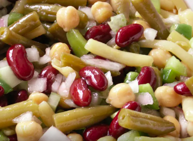 Healthy bean salads—including classic 3-bean salad